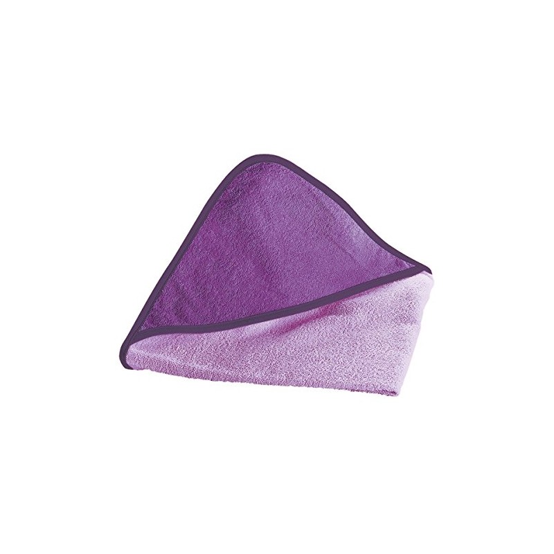 Wörner Südfrottier Hooded Bath Towel Unembroidered Plain Square Terry Cloth