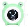 Kids Alarm Clock Cartoon Animal Shaped Gentle Music Night Light