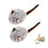 DONGKER Cat Toy, 2 Pieces Cat Toy Mouse, Interactive Toy