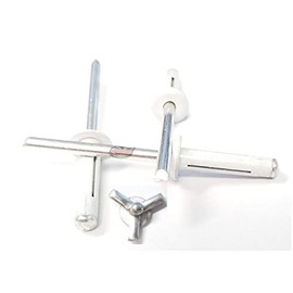 Racer's Speed Shop White 3/16" Small Head Tri-Fold Exploding Aluminum Mandrel Pop Rivets 100 Pack