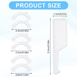 XLIUAX 6 Pairs Nose Lifter, Nose Shaper, Noses Job Insert for Rhinoplasty Shaping, Noses Lifting Clips No Pain Invisible Shaper Tool Straightening Beauty Kit Women Men, 3 Size