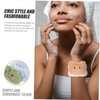 Healeved 2 Sets of Face Wash Wristbands Soft Rabbit Fur