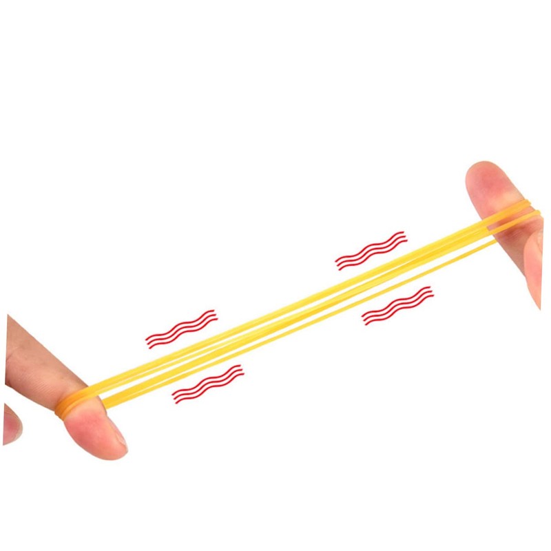 Operitacx DIY Hair Rope Elastic Band 50g Yellow High Elasticity