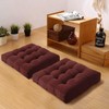 Gfobip Floor Pillows Set Square Chair Cushion Pad Tufted Seat