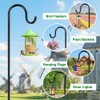 ANIDEER 60" Shephards Hook for Outdoor, Heavy Duty Bird Feeder
