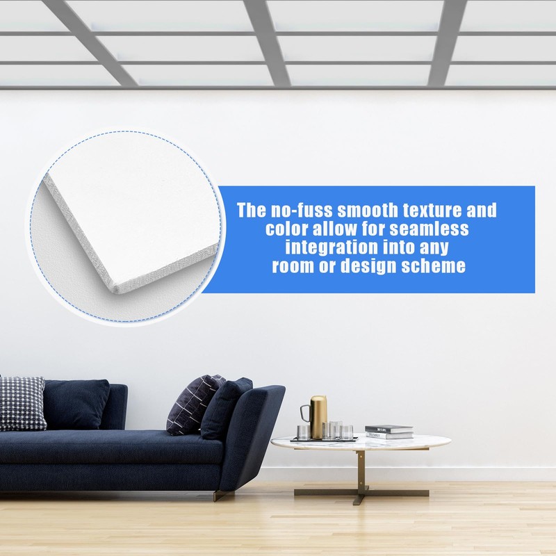 Frienda 6 Pcs 2ft X 4ft Drop Ceiling Tiles PVC
