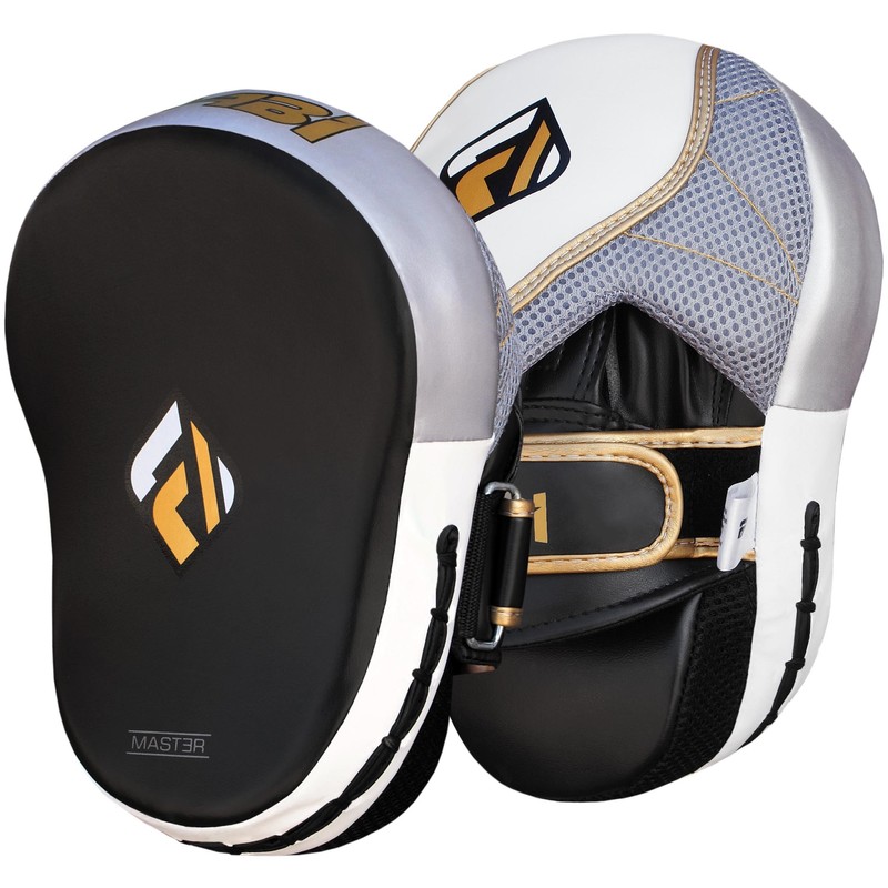 Farabi Sports Curved Focus Pads, Hook & Jab Mitts, Boxing