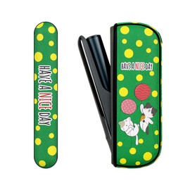 OMeJia Case for iqos IQOS Ilma Body IQOS Ilma Case for iluma Door Cover IQOS Cover PU Impact Resistant (Green)