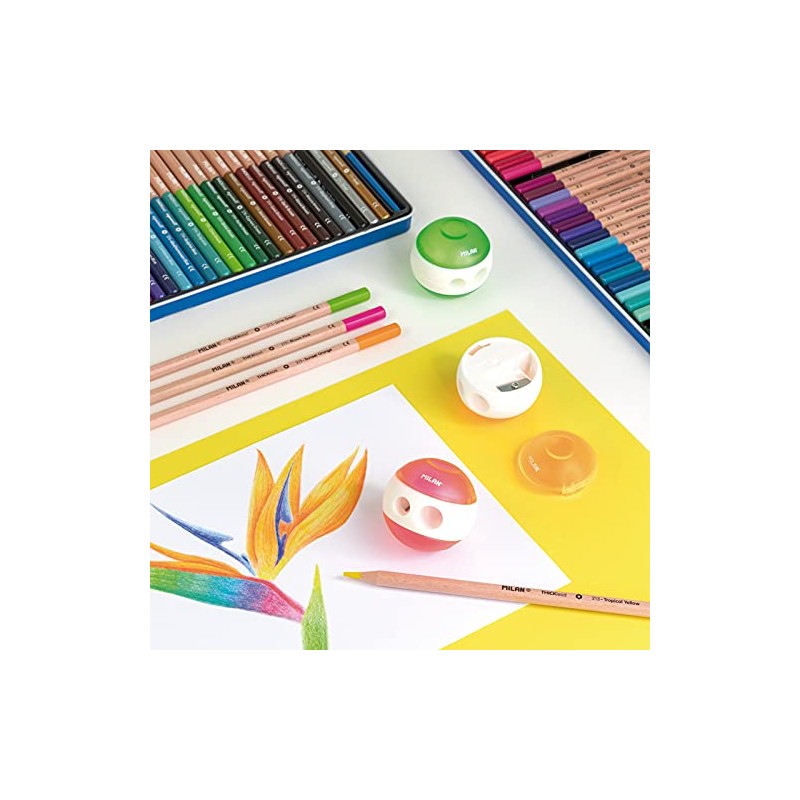 MILAN SPHERE Fluo 24 Sharpener Display Cube