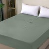 ohano Waterproof Mattress Protector, 180 x 200 cm Fitted Sheet,