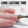 TOMICCA UV Nagellack Gold Glitter Helles Nude, 15ml Glitter Gel-Nagellack,