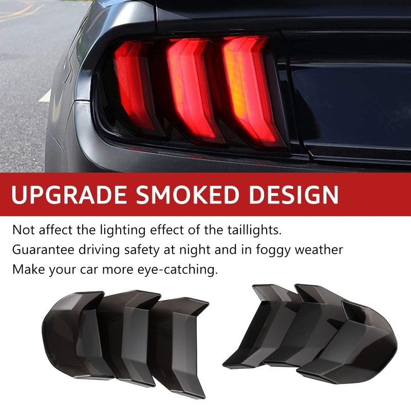 HAKA TOUGH Tail Light Lamp Cover+ Taillights Frame for Ford