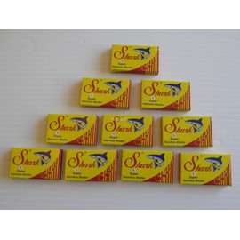 50 cuchillas de afeitar de seguridad de doble filo de tiburón