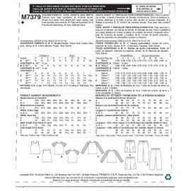 Mccall's Patterns 7379, Children's/Boys Tops,Shorts and Pants,Sizes 3-6, Multi-Colour, CCE (3-4-5-6)