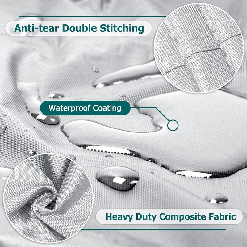 AKEfit Round Hot Tub Cover, 600D Polyester Waterproof for Hot