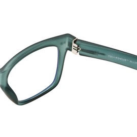 VK Couture SAV Eyewear, Blue Light Readers, Barcelona, +2.50, Teal