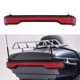 TCMT LED Flow Brake Trunk Tail Turn Light Fit For Harley King Tour Pak Pack 14-UP