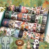 Biuunsf Cute Washi Tape Set, 38 Rolls Animals Washi Tapes