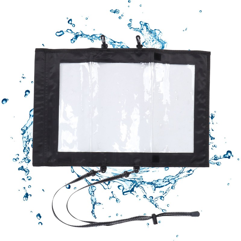 Transparent Map Storage Bag Waterproof Folding Storage Pouch for Outdoor