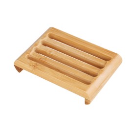 Bamboo Soap Dish, Handmade Soap Dish Made of Wood, Natural Wood, Bamboo Soap Dish, Suitable for Sink, Soap or Sponge Storage Tokaneit