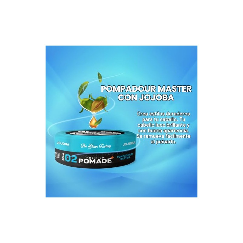 The Shave Factory Pomada Premium 150ml 02 Pompadour Master con