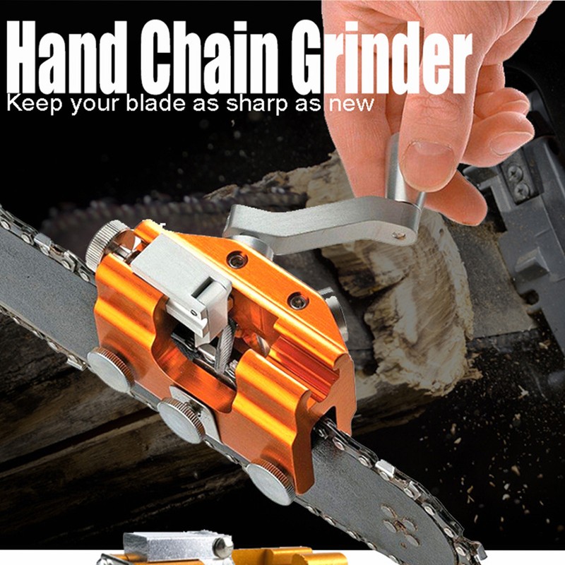 Chainsaw Sharpener Tool Kit Hand Crank Portable Chain Saw Sharpening
