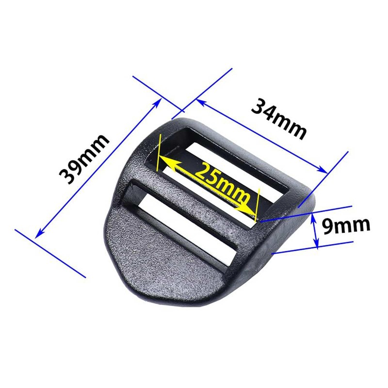 Ladder Lock Slider 20mm,25mm,32mm,38mm,50mm Plastic Ladderlock Slider Buckle Ladder Sliders