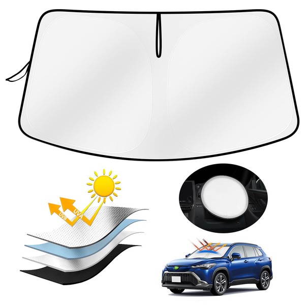 AUTO SPEC Front Sun Shade for Toyota Corolla Cross 10