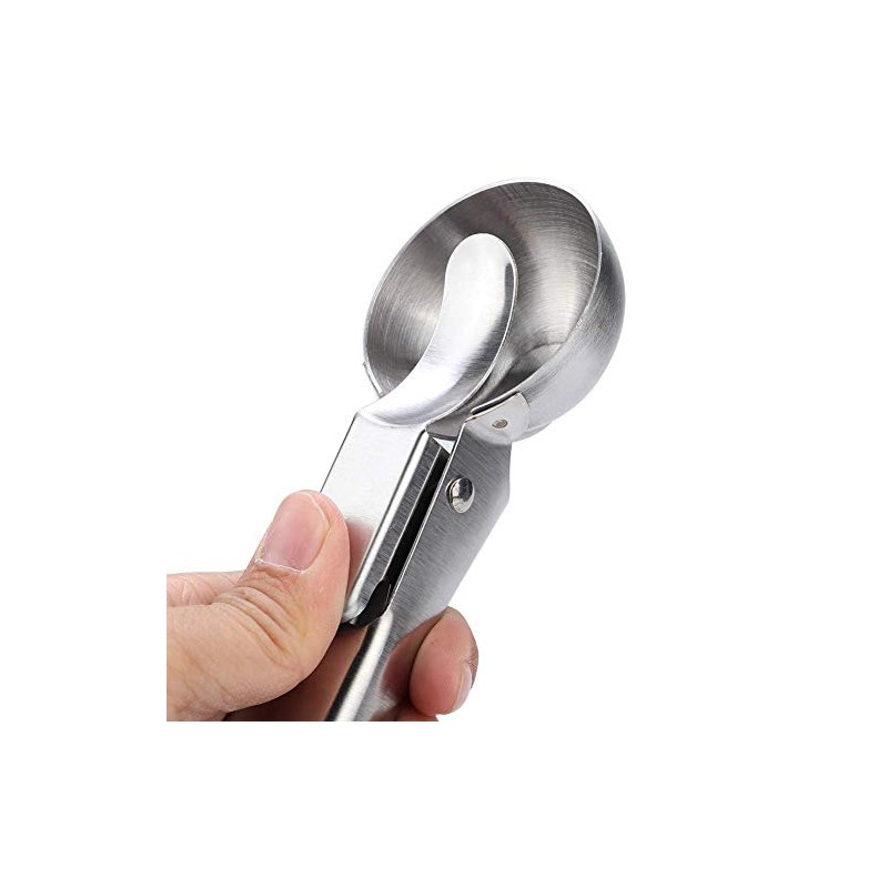 Fdit Cuchara metálica para helado, accesorio de cocina uso doméstico