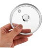 Gatuida Health Pot Cover Glass Kettle Lid Heat-Resistant Replacement Lid