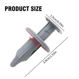 JUUDDENPARTS 50Pcs Longer Trim Panel Fixing Clips Longer Trim Panel Clips Located At The Rear of The Vehicle