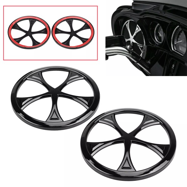 Unbranded Motor Front Speaker Grill Trim Cover For Harley Street