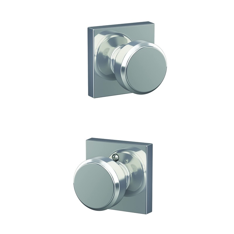Schlage F10 BWE 625 COL Hall/Closet Bowery Knob with Collins