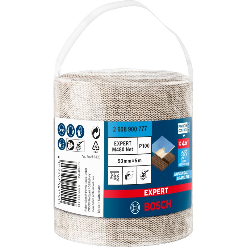 Bosch 1 x Expert M480 Mesh Structure Sanding Roll (for