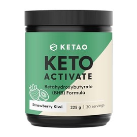 Keto Activate - Exogenous Ketones Powder - Strawberry and Kiwi Flavour - 225g