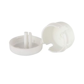 ClevaMama Blind Cord Safety Winders, 6 Pack Blind Cord Holder - Blind Cord Wind Up for Household Safety - White Window Blind String Holder – No Tools Required - Durable Plastic Blinds Cord Holder