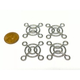 endlessparts 4 pieces 25mm Fan Cover Guard Grill Computer protector metal 2510  G22