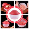 Pomegranate Peeler Silicone Pomegranate Deseeder with Bowl Pomegranate and Wood