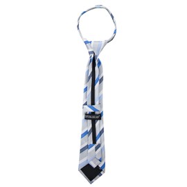 Spring Notion Boy's Striped Woven Zipper Tie Lilac X-Large