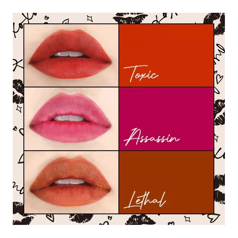 Italia Deluxe Tintas To Dye For Lip Indeleble Efecto Coreano