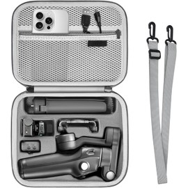 Osmo Mobile 7 Pro/7 Case, Portable Storage Shoulder Bag for DJI Osmo Mobile 7/7P Accessories Travel Case for DJI Osmo Mobile 7/7P Gimbal Stabilizer (PU Style)