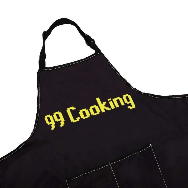 WCGXKO OSRS 99 Cooking Kitchen Apron OSRS Fans Gift 99Cooking