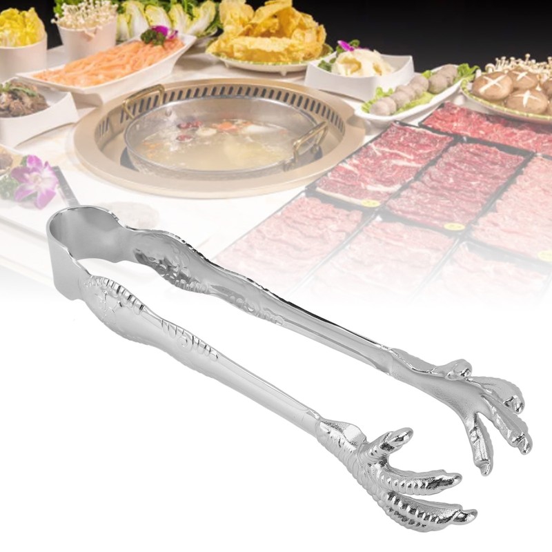 Claw Style Ice Tong Stainless Steel Hand Polished Eagle Claw