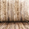 SJOLOON 8x8ft Rustic Wood Vinyl Photography Backdrop Nostalgia Wood Floor