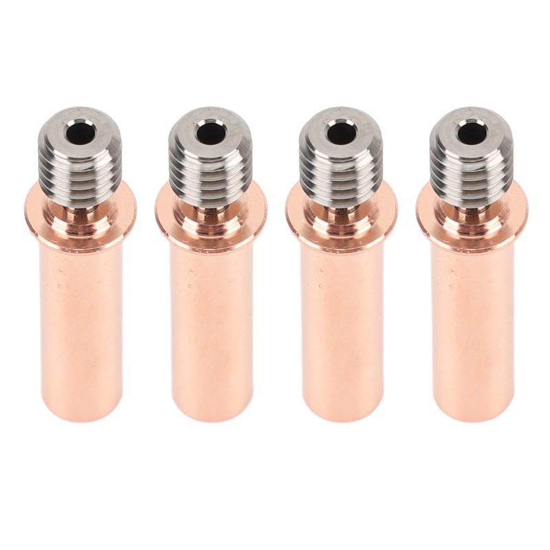 4pcs 3D Printer All Metal Heatbreak Professional Copper Alloy Extruder