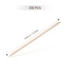 ROSENICE 100 Pieces Orange Wood Sticks Multifunctional Nail Sticks