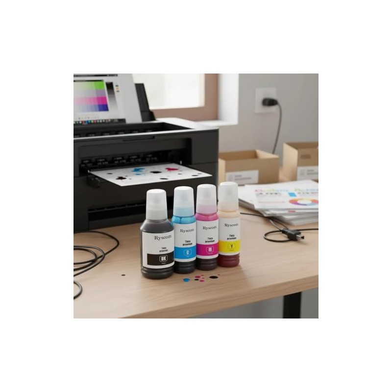 Tinta Compatible con epson L1250 Alto Rendimiento Tank 544