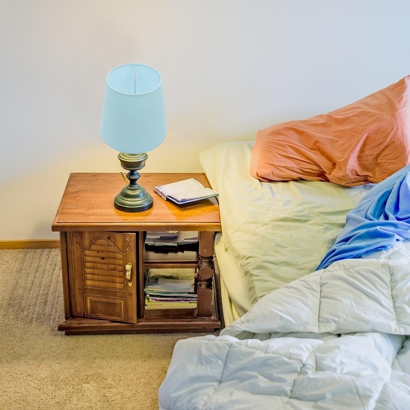 Uonlytech Small Lamp Shade Waterproof Barrel Lampshade Simple Cloth Lamp