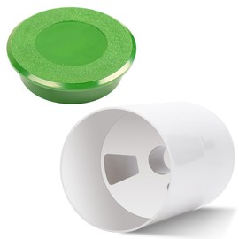[Deep] Putting Green Practice Golf Hole Cup with Lid, Choice of 1, 2, Meets USGA Regulations, Reinforced ABS Plastic, Backyard Application, Golf Practice Accessories (2)