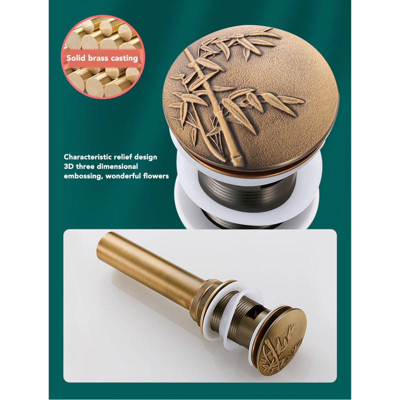 Pop Up Sink Drain Vintage Sink Vessel Drain Stopper Plant